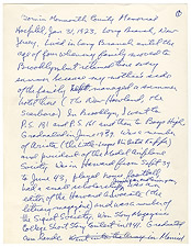 Norman Mailer Writing Sample. Click to enlarge.